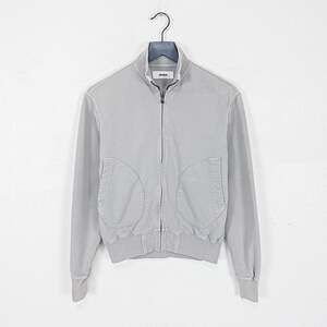 Buck Mason Brushed Loopback Track Jacket Flint Gray venice wash XS